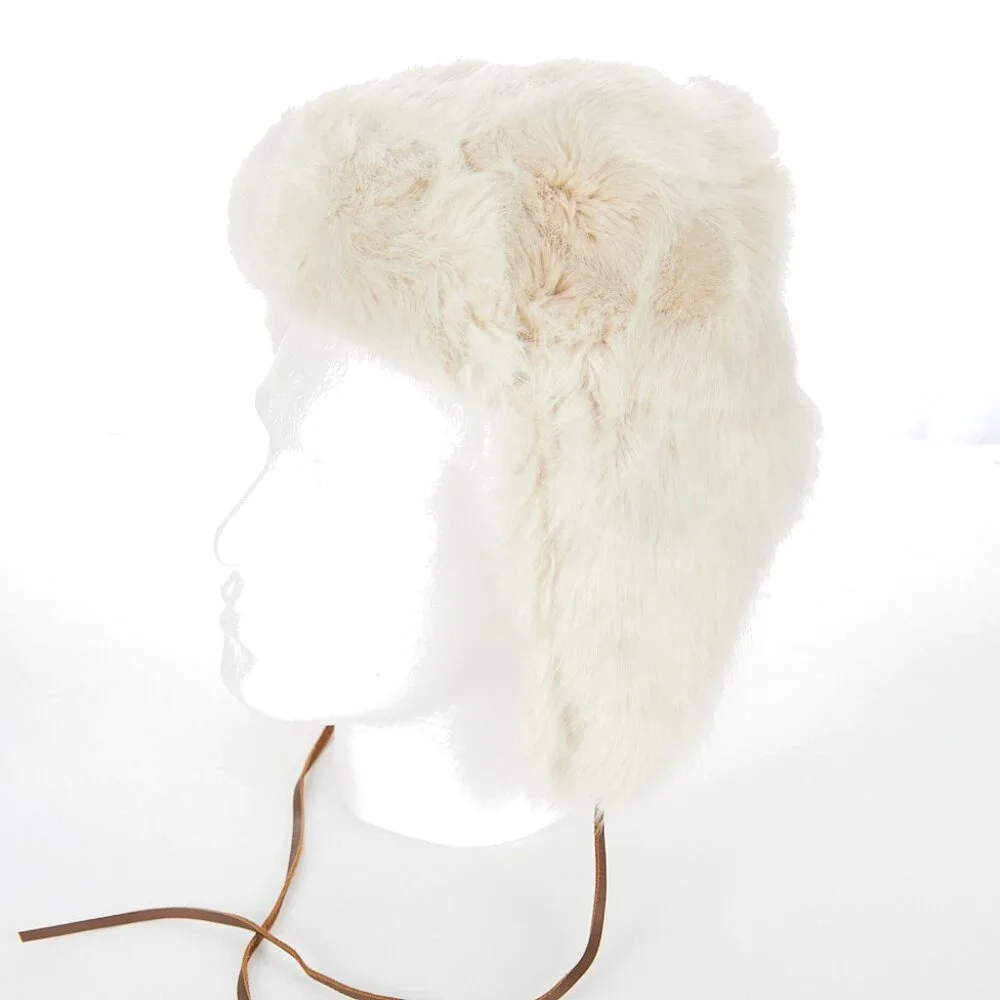 Restoration Hardwear RH Ushanka Faux Fur Trapper Hat NEW - Picture 4 of 10